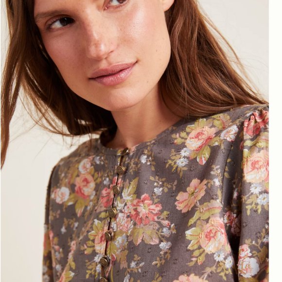 NEW! Michaela Peasant Blouse <3 HARD 2 FIND Anthro - Picture 4 of 4